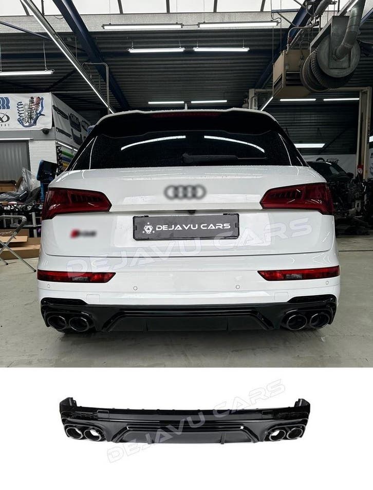 SQ5 Look Diffuser + Uitlaat tips voor Audi Q5 FY S line SQ5, Auto diversen, Tuning en Styling, Ophalen of Verzenden