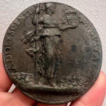 Italië. Medal Francesco II Gonzaga 125 gr 69mm bronzo opus