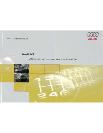 1996 AUDI A3 INSTRUCTIEBOEKJE NEDERLANDS, Autos : Divers, Modes d'emploi & Notices d'utilisation
