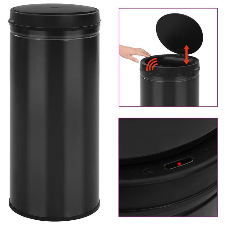 Prullenbak 80L Sensor | Retour Deal | 30% Korting, Huis en Inrichting, Woonaccessoires | Prullenbakken, 40 liter of meer, Nieuw