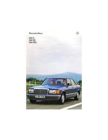 1981 MERCEDES BENZ S KLASSE BROCHURE NEDERLANDS, Ophalen of Verzenden