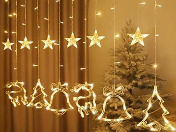Veiling - Kerst gordijn - diverse figuren, Diversen, Nieuw