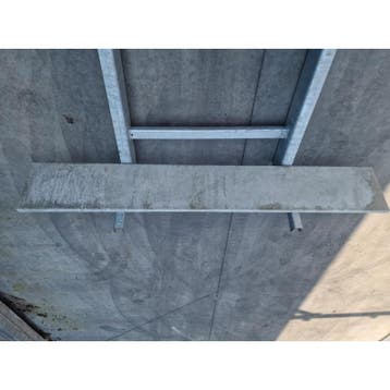 Plaque en béton 200x30x3,2cm (jardinier ou grand projet