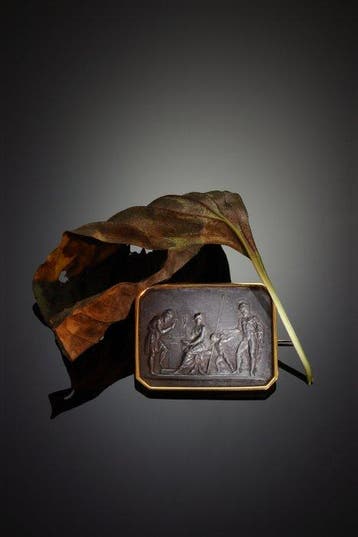 Broche - 14 karaat Geel goud - Antiek Victoriaans 1880