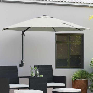 vidaXL Tuinparasol 248 x 248 x 148 cm Polyester en Staal, Tuin en Terras, Verzenden, Nieuw