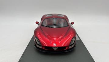 BBR 1:18 - Modelauto - Alfa Romeo 33 Stradale Rosso Villa, Nieuw
