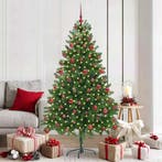 vidaXL Kerstboom met 300 LED met standaard Groen 180 cm PE, Verzenden, Nieuw