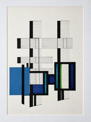 Eugène Eechaut (1928-2019) - Abstract ink composition