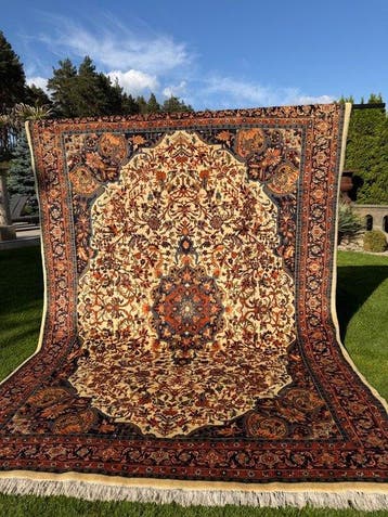 Uniek groot Indo-Tabriz tapijt - Tapijt - 400 cm - 280 cm, Nieuw