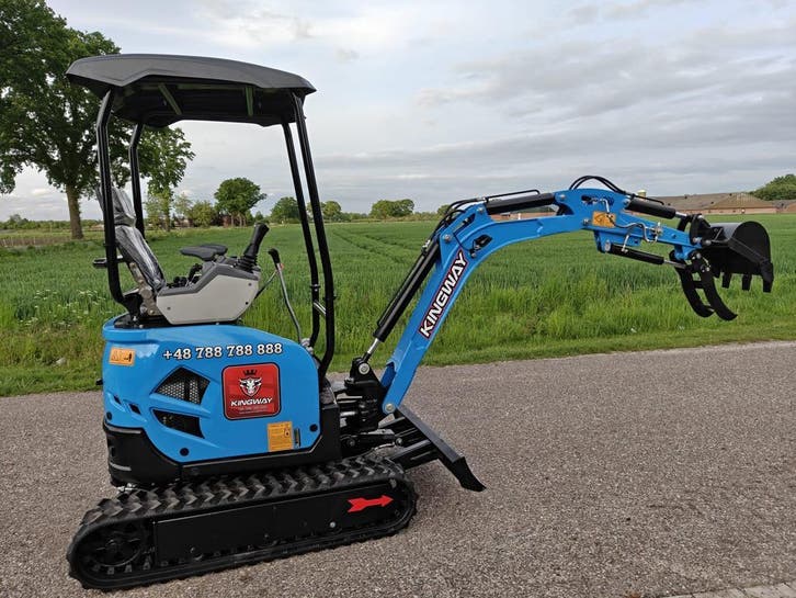 Kingway graafmachine minigraver minigraafmachine VIP14 1400K, Articles professionnels, Machines & Construction | Grues & Excavatrices