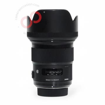 Sigma 50mm 1.4 DG HSM Art (Sony E) nr. 2806, Ophalen of Verzenden, Gebruikt