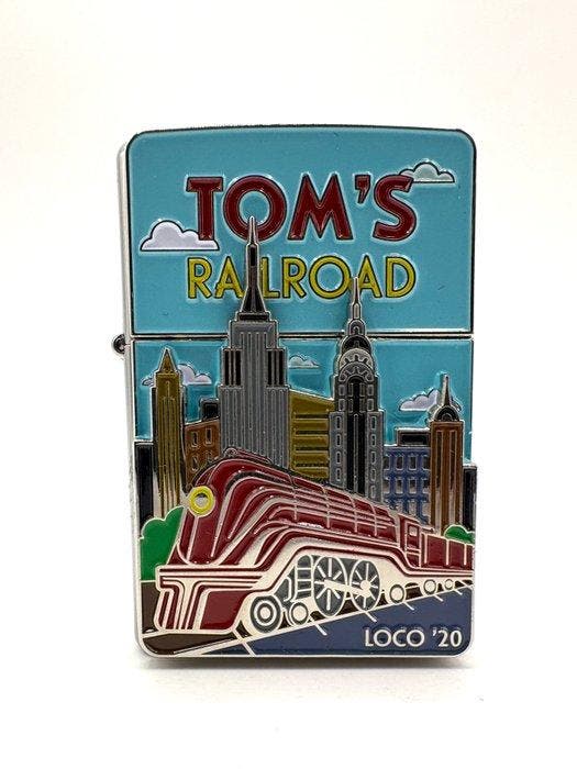 Zippo - Zippo Tom’s Exclusives Railroad Limited 50 pieces -, Verzamelen, Rookartikelen, Aanstekers en Luciferdoosjes