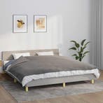 vidaXL Verzwaringsdeken met hoes 155x220 cm 7 kg stof grijs, Huis en Inrichting, Verzenden, Nieuw