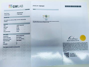 Verlovingsring - 14 karaat Geel goud - 2.06ct. tw. Diamant