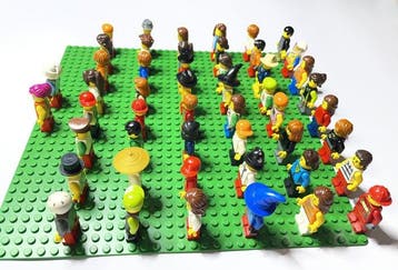 Lego Minifiguur - World City - 50 Lego Mini Figuren Minifig, Nieuw