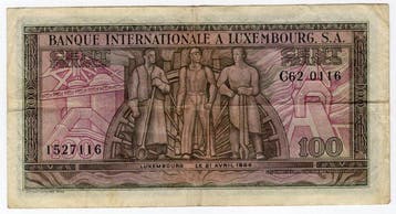 Luxemburg. - 100 Francs - 1956 - Pick 13 (Zonder