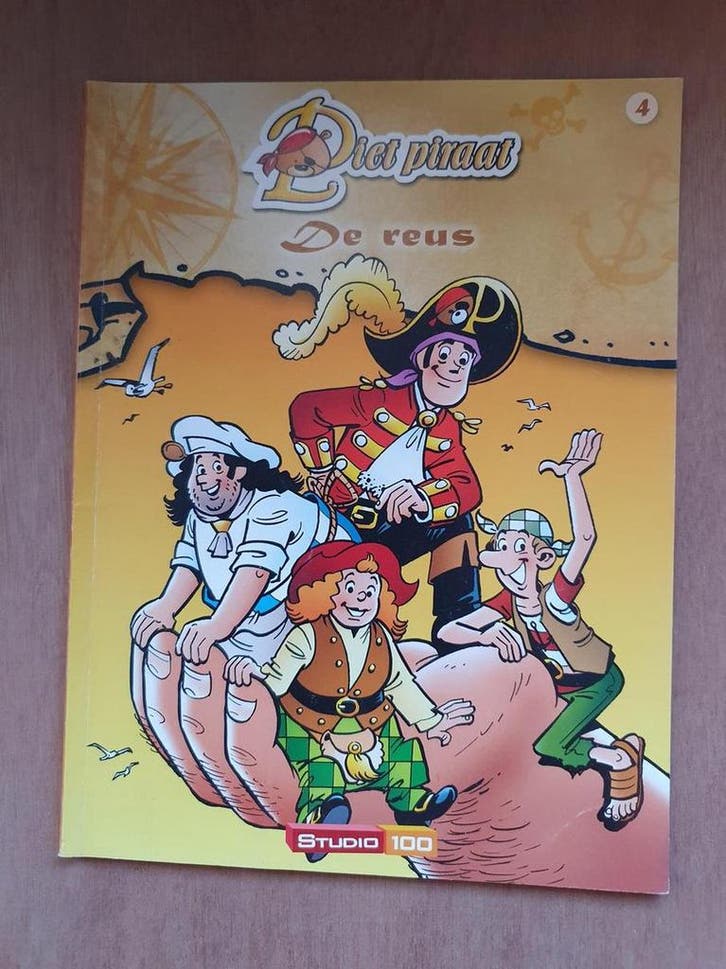 Piet piraat De reus, Studio 100, Deel 4, Paperback, Boeken, Schoolboeken, Zo goed als nieuw, Verzenden