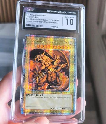 Konami - 3 Graded card - Yu-Gi-Oh! - Slifer the Sky Dragon