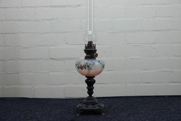 Lampadaire - En alliage, Céramique - lampe à pétrole