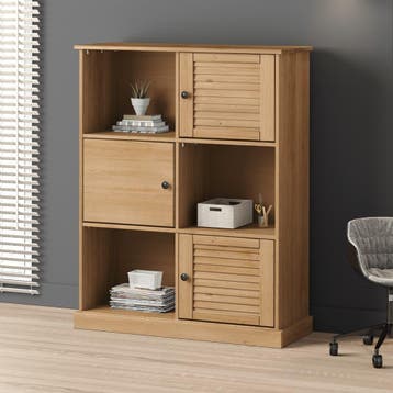 vidaXL Boekenkast VIGO 90x35x114,5 cm massief grenenhout, Verzenden