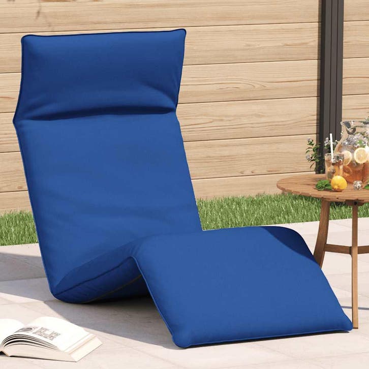 vidaXL Ligstoel inklapbaar 175x54x8,5 cm oxford stof, Tuin en Terras, Ligbedden, Nieuw, Verzenden