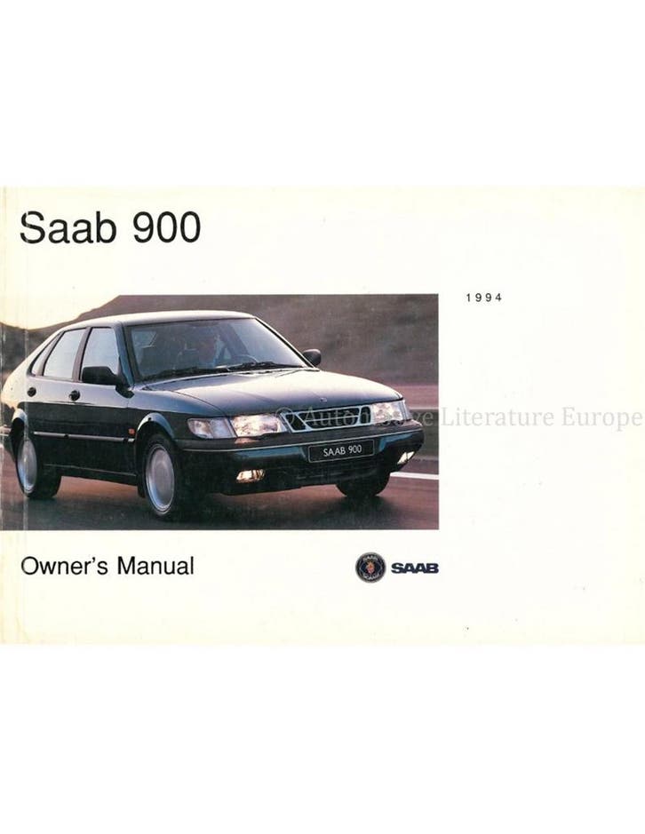 1994 SAAB 900 INSTRUCTIEBOEKJE ENGELS, Autos : Divers, Modes d'emploi & Notices d'utilisation