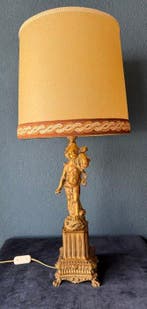 Lamp - Brons - Lamp met cupido
