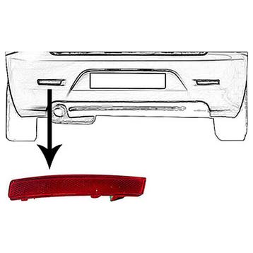 Alfa Romeo 147 2000-2010 Reflector Links (Achterlampen), Auto-onderdelen, Verzenden, Nieuw