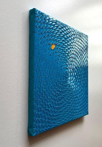Aykaz Arzumanyan - Rose - 1075 - Abstraction géométrique