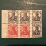 Duitse Rijk 1918/1919 - Germania : postzegelblaadje 15 en, Gestempeld