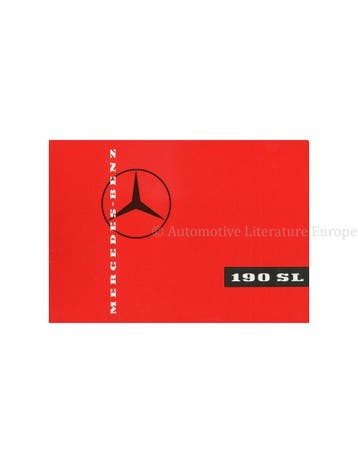 1959 MERCEDES BENZ 190 SL BROCHURE DUITS, Boeken, Nieuw