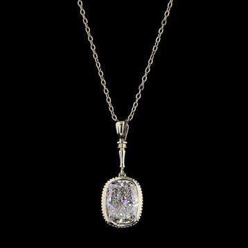 Pendentif - 14 carats Or jaune - 5.50ct. tw. Diamant