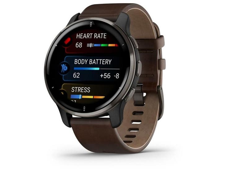 Garmin Venu 2 Plus - Smartwatch - 5 ATM waterdicht - Zwart, Bijoux, Sacs & Beauté, Montres connectées, Envoi