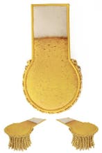 Set Schouder Epaulette Bier, Verzenden, Nieuw