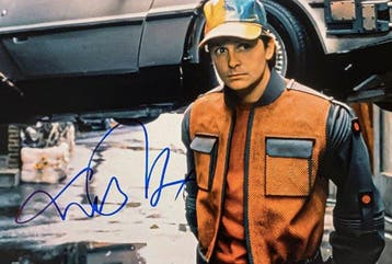 Back to the Future - Michael J. Fox - Signed 40x50 cm Photo, Verzamelen, Nieuw