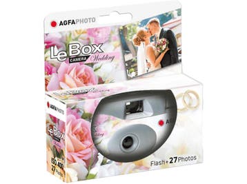 Agfaphoto -  Wegwerp Camera Lebox Wedding  - Wit, Verzenden