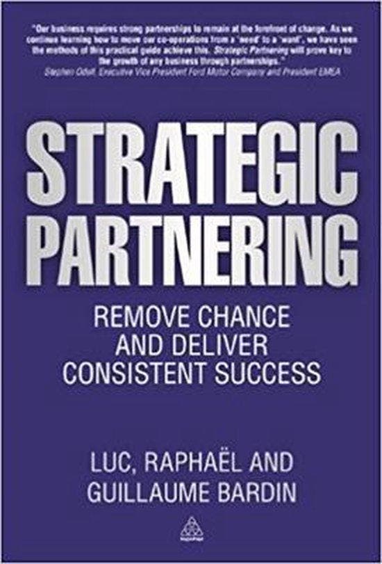 Strategic Partnering 9781911583875 Luc Bardin, Livres, Langue | Anglais, Envoi