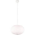 LED Hanglamp Trion Fluffy XL - Taupe synthetisch pluche, 1-l, Verzenden