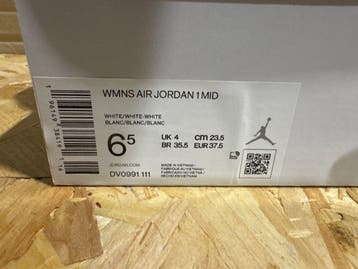 Nike - Air Jordan 1 Mid - Sneakers - Maat: EU 37.5 - Nieuw, Nieuw