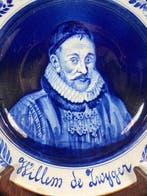 Oud Delft, Nijmegen - Assiette murale - Poterie - Guillaume