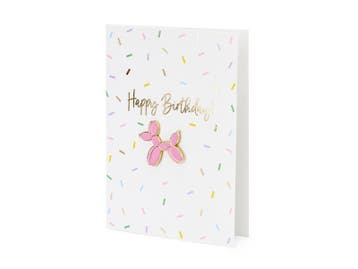 Wenskaart Happy Birthday Hond 14,8cm, Verzenden, Nieuw