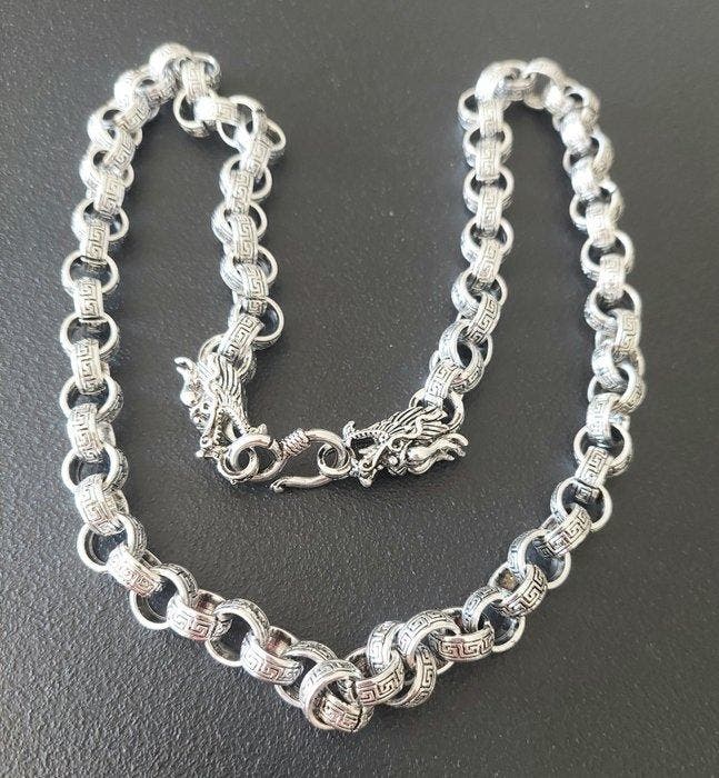 Zonder minimumprijs - Halsketting Zilver, 95 gram, Bijoux, Sacs & Beauté, Colliers