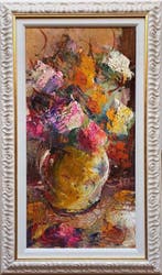 Paolo Massimo Abrans (1952) - Abstract flowers