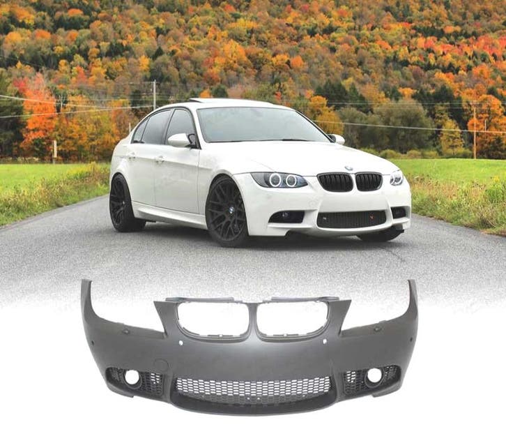 PARE-CHOCS FRONTAL BMW E90 E91 08-12 LOOK M3 SRA PDC, Autos : Pièces & Accessoires, Carrosserie & Tôlerie, Envoi