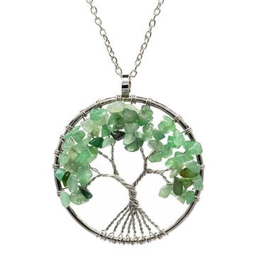Fako Bijoux - Ketting - Chakra Reiki - Levensboom XL -, Verzenden