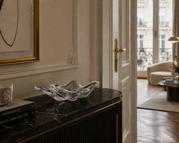 Decoratief ornament - Baccarat - Spetter - Frankrijk -