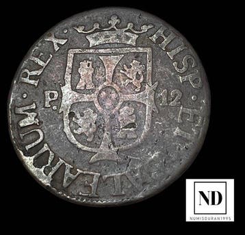 Royaume d’Espagne. Fernand VII. 12 aous 1812 - Palma de