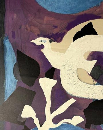 Georges Braque (1882-1963) - Loiseau sur la Branche
