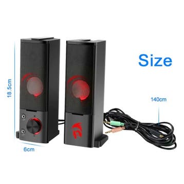 Orpheus GS550 Home Stereo Luidspreker Set - 2 in 1 Stereo, Verzenden, Nieuw