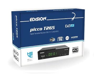EDISION Picco T265 Full HD H.265 HEVC Terrestrische FTA O..., Ophalen of Verzenden